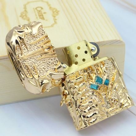 Запальничка WORLD OF WARCRAFT The lich king Lighter + подарункова коробка з дерева