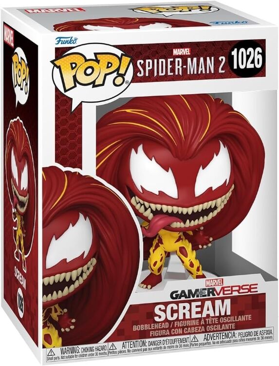 Фігурка Funko Marvel: Spider-Man Scream фанко Людина-павук Крик 1026 Фігурка Funko Marvel: Spider-Man Scream фанко Людина-павук Крик 1026