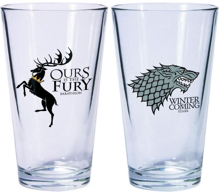 Набір склянок Game of Thrones Stark and Baratheon