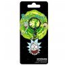 Брелок Рік та Морті Rick And Morty 4.3 см метал