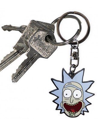Брелок Рік та Морті Rick And Morty 4.3 см метал