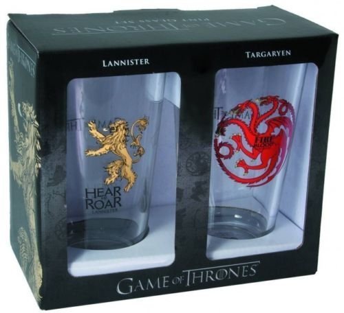 Набір склянок Game of Thrones Targaryen and Lannister Набір склянок Game of Thrones Targaryen and Lannister