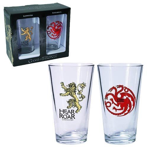 Набір склянок Game of Thrones Targaryen and Lannister Набір склянок Game of Thrones Targaryen and Lannister