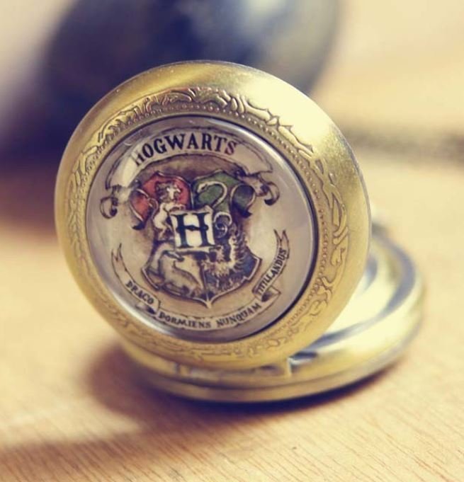 Часы Harry Potter Hogwarts Pocket Watch Necklace