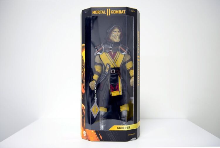 Мяка іграшка фігурка Mortal Kombat Scorpion Скорпіон плюш 34 см