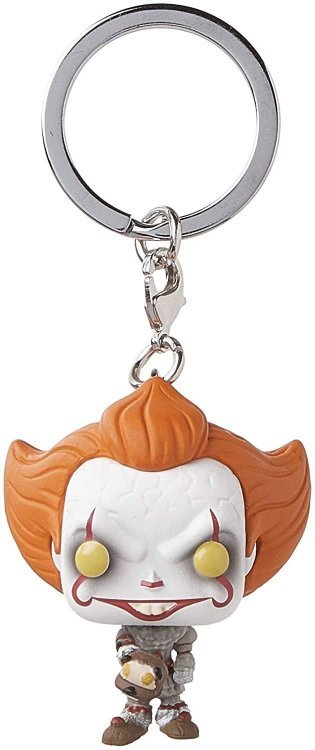 Брелок Funko Pop Keychains It 2 Pennywise with Beaver Hat Брелок Funko Pop Keychains It 2 Pennywise with Beaver Hat