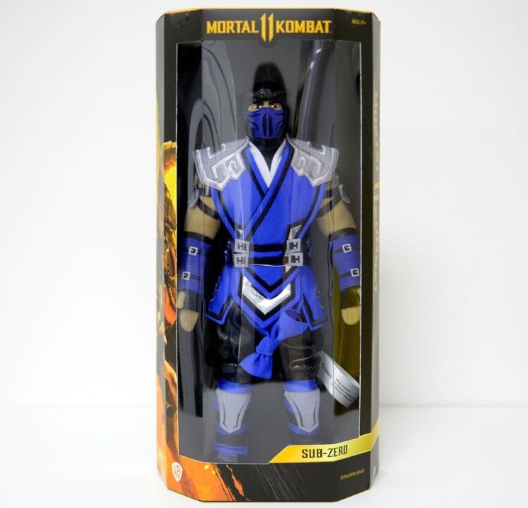 Мяка іграшка фігурка WP Merchandise Mortal Kombat Sub-Zero Сабзіро плюш 34 см