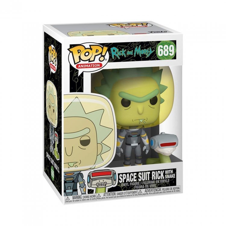 Фігурка фанк Рік і Морті Funko Pop! Rick and Morty - Space Suit Rick with Snake Фігурка фанк Рік і Морті Funko Pop! Rick and Morty - Space Suit Rick with Snake