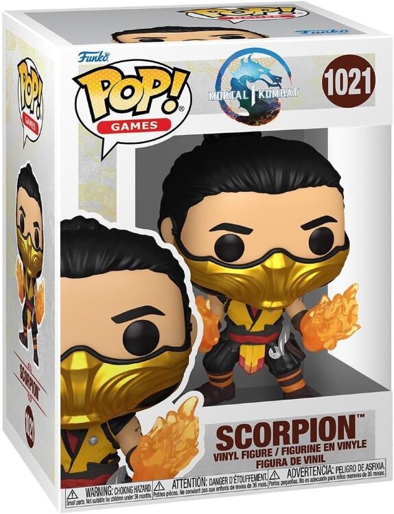 Фигурка Funko Pop Mortal Kombat Scorpion Фанко Скорпион 1021 Фигурка Funko Pop Mortal Kombat Scorpion Фанко Скорпион 1021