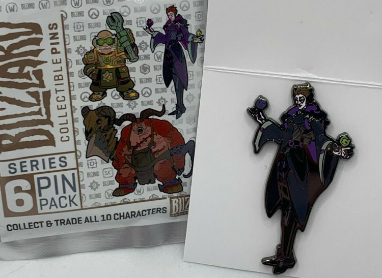 Значок Blizzard Collectible Pins Series 6 Moira Overwatch Значок Blizzard Collectible Pins Series 6 Moira Overwatch