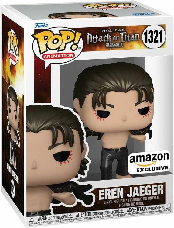Фігурка Funko Attack on Titan Атака Eren Jaeger Титанів фанко Ерен Metallic Exclusive 1321