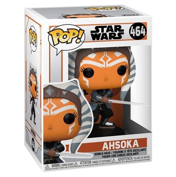 Фігурка Funko Bobble: Star Wars Mandalorian Ahsoka with Lightsabers 464