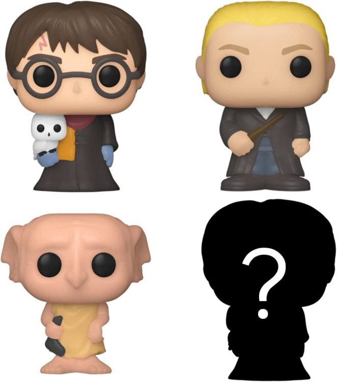 Фігурки Funko Bitty Pop! Harry Potter Mini Collectible Toys - Harry Draco Dobby (4-Pack) фанко Гаррі Поттер Фігурки Funko Bitty Pop! Harry Potter Mini Collectible Toys - Harry Draco Dobby (4-Pack) фанко Гаррі Поттер