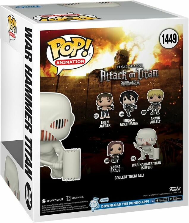 Фігурка Funko Pop Super: Attack on Titan War Hammer Titan Атака Титанів фанко 1449 Фігурка Funko Pop Super: Attack on Titan War Hammer Titan Атака Титанів фанко 1449