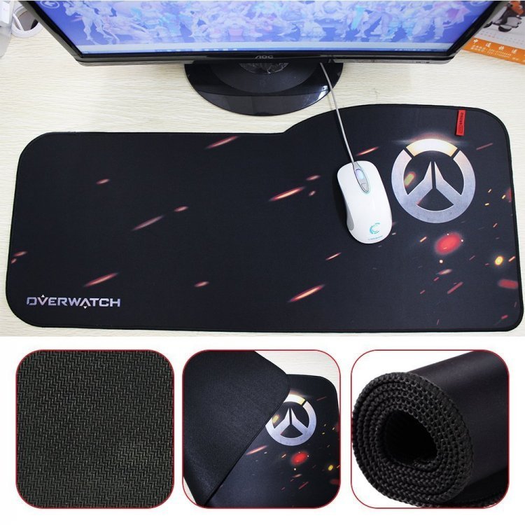 Килимок Overwatch Large Gaming Mouse Pad - Curve Logo (70 * 32 см) Килимок Overwatch Large Gaming Mouse Pad - Curve Logo (70 * 32 см)