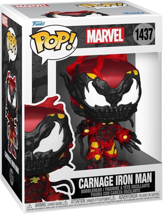 Фігурка Funko Marvel Carnage Iron Man Фанко Карнаж Залізна людина 1437 Фігурка Funko Marvel Carnage Iron Man Фанко Карнаж Залізна людина 1437