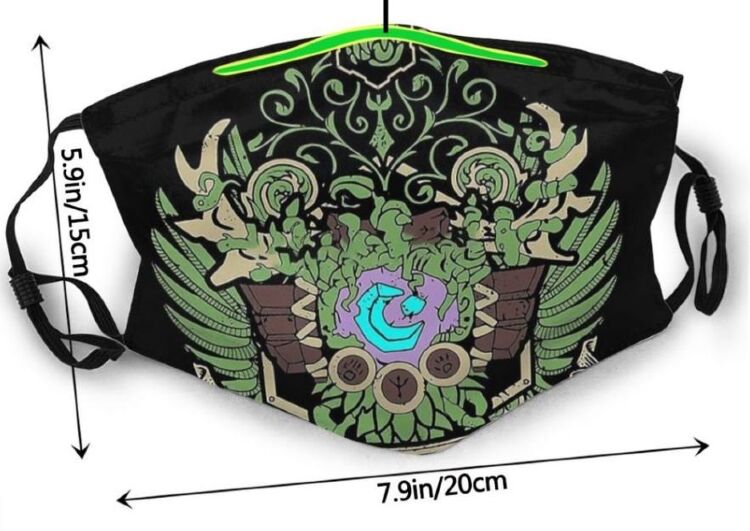 Маска защитная для лица World of Warcraft Druid + 2 угольных фильтра