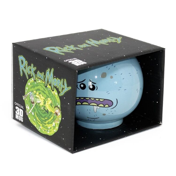 Чашка Рік і Морті - містер Місікс Mr. Meeseeks 3D Sculpted Mug 15 Oz