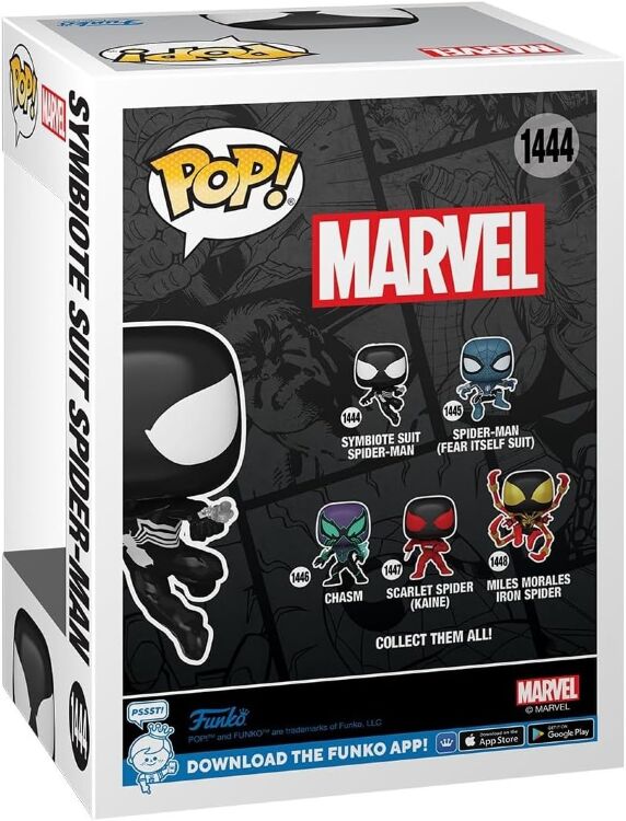 Фігурка Funko Marvel Symbiote Spider-Man Фанко Сімбіот Людина павук 1444 Фігурка Funko Marvel Symbiote Spider-Man Фанко Сімбіот Людина павук 1444