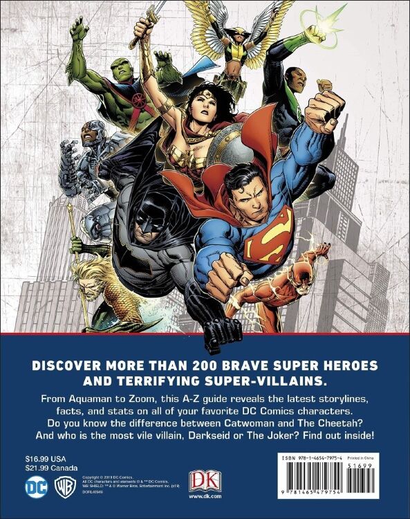 Книга Артбук DC Comics Ultimate Character Guide New Edition (Твёрдый переплёт) Eng 