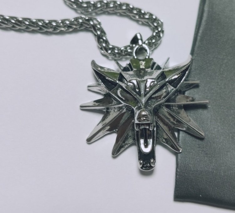 Кулон Геральта медальйон 3D Відьмак (The Witcher) з нержавіючої сталі №5 Кулон Геральта медальйон 3D Відьмак (The Witcher) з нержавіючої сталі №5