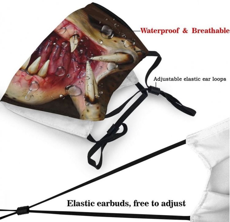 Маска захисна для обличчя Predator Mouth + 2 вугільні фільтри