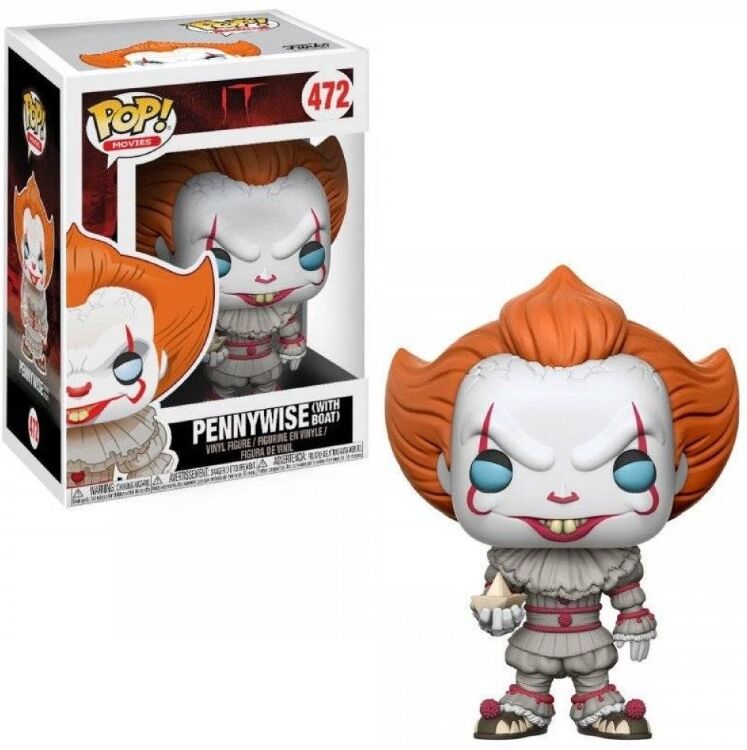 Фигурка Funko Pop Movies: IT Pennywise with Boat Фанко Оно Пеннивайз 472
