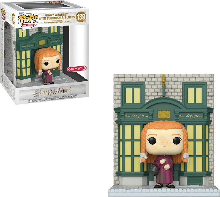 Фігурка Funko Deluxe Harry Potter: Ginny Weasley with Flourish & Blotts фанко Джіні Візлі (Only AT Exclusive) 139