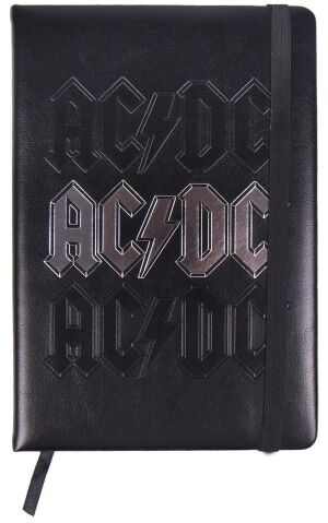 Блокнот Записна книжка Cerda ACDC Black Notebook AC/DC
