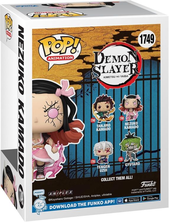 Фігурка Funko Demon Slayer: Nezuko Kamado Фанко Незуко Камадо Клинок, що розсікає демонів 1749 Фігурка Funko Demon Slayer: Nezuko Kamado Фанко Незуко Камадо Клинок, що розсікає демонів 1749