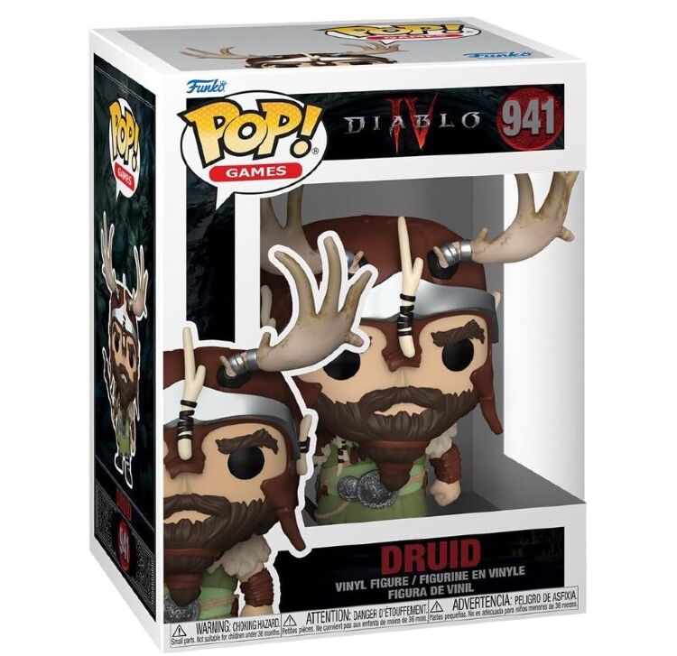 Фігурка Funko Games Diablo IV Druid Фанко Діабло Друїд 941 Фігурка Funko Games Diablo IV Druid Фанко Діабло Друїд 941
